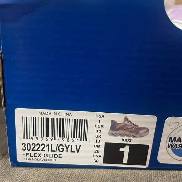 NIB GIRLS' SKECHERS FLEX GLIDE SLIP-INS RUNNING SHOES - Picture 8 of 8